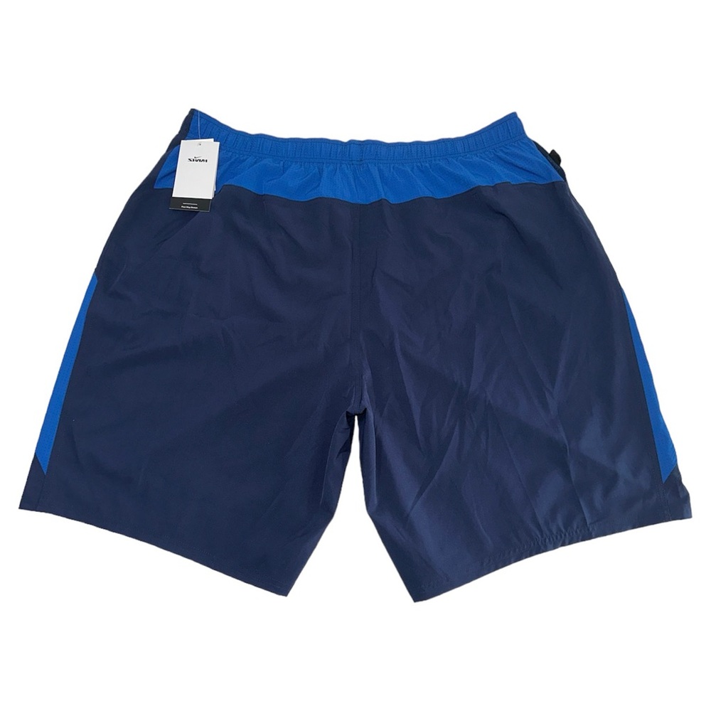 NWT Nike Men's Swim Trunks 4XLT Contend Water-Repellent Colorblocked Navy Blue - Picture 3 of 13